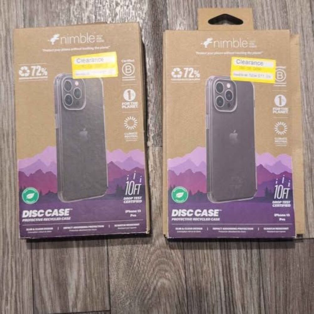 Nimble DISC CASE Protective Recycled Case for iPhone 13 Pro